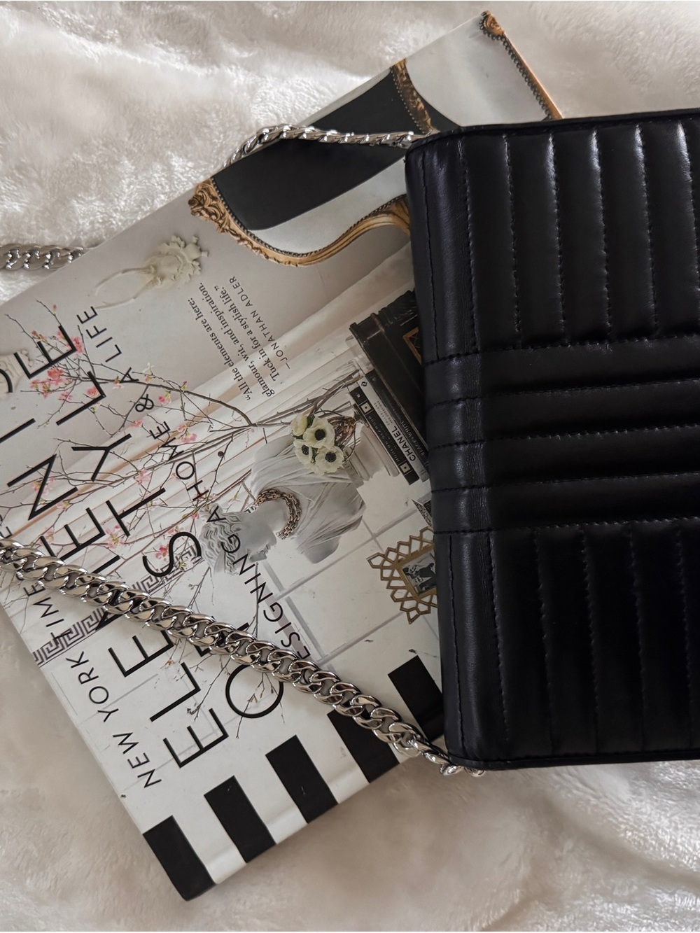 Authentic Prada Black Quilted Leather Chain Crossbody - Picture 4 of 9